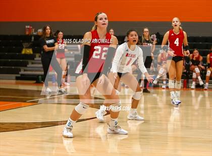 Thumbnail 1 in Ursuline Academy vs Flower Mound (Battle for the Rock Tournament) photogallery.