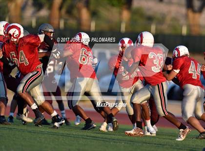Thumbnail 3 in Granite Hills vs Desert Mirage (Riverside Prep Scrimmage) photogallery.
