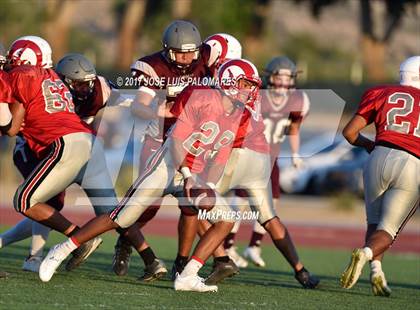Thumbnail 2 in Granite Hills vs Desert Mirage (Riverside Prep Scrimmage) photogallery.