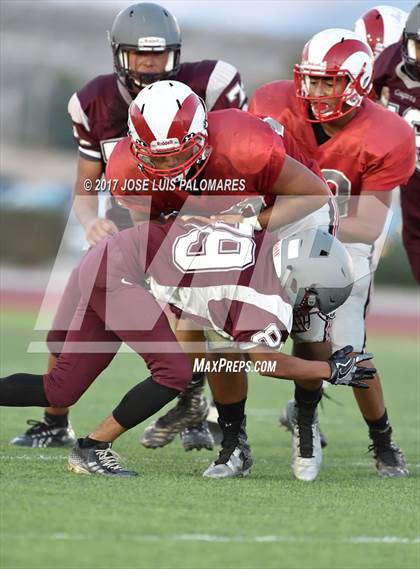 Thumbnail 2 in Granite Hills vs Desert Mirage (Riverside Prep Scrimmage) photogallery.