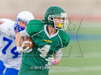 Thumbnail 2 in Rockport-Fulton vs La Vernia Freshman White photogallery.
