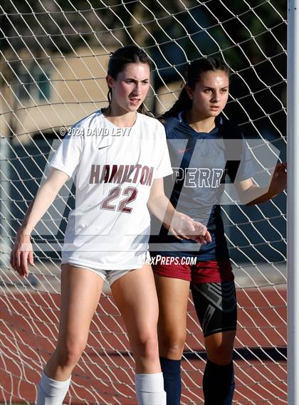 Thumbnail 1 in Hamilton @ Perry (6A Quarterfinal) photogallery.