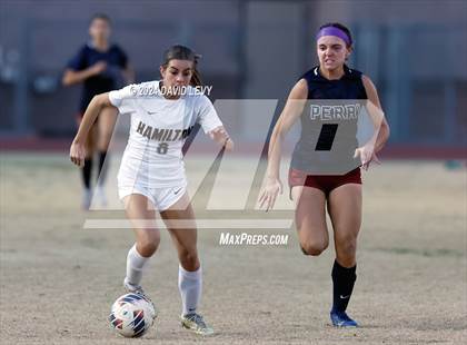 Thumbnail 1 in Hamilton @ Perry (6A Quarterfinal) photogallery.