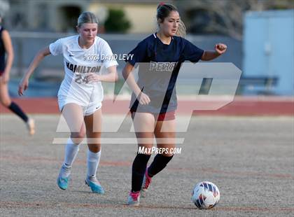 Thumbnail 1 in Hamilton @ Perry (6A Quarterfinal) photogallery.