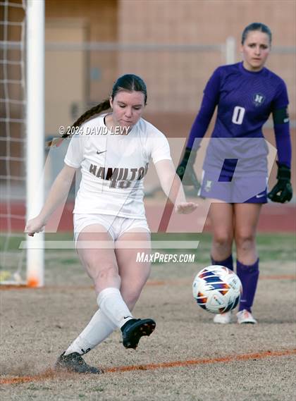 Thumbnail 1 in Hamilton @ Perry (6A Quarterfinal) photogallery.