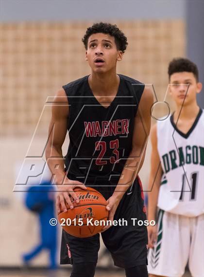 Thumbnail 3 in Wagner vs. Southwest (SAISD Tournament) photogallery.