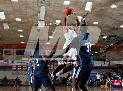 Thumbnail 1 in St. Frances Academy vs. Bella Vista College Preparatory School (Chick-Fil-A Classic National Division Championship) photogallery.