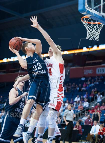 Thumbnail 3 in Vail Christian vs. McClave (CHSAA 1A Final Four) photogallery.