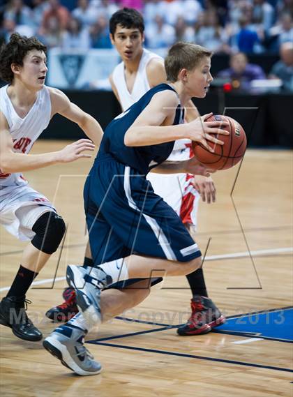 Thumbnail 3 in Vail Christian vs. McClave (CHSAA 1A Final Four) photogallery.