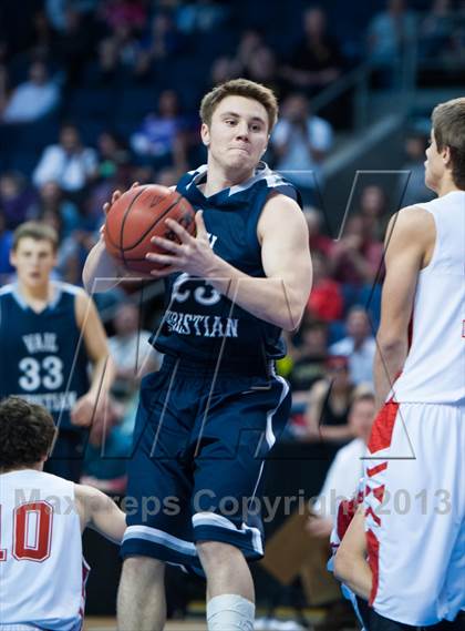 Thumbnail 2 in Vail Christian vs. McClave (CHSAA 1A Final Four) photogallery.
