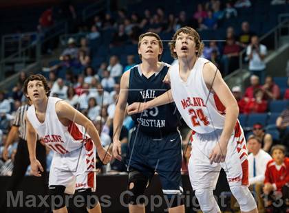 Thumbnail 1 in Vail Christian vs. McClave (CHSAA 1A Final Four) photogallery.