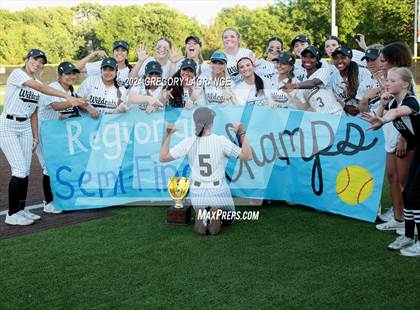Thumbnail 3 in Guyer vs Southlake Carroll (UIL 6A Softball Regional Semi-Final Game 3) photogallery.