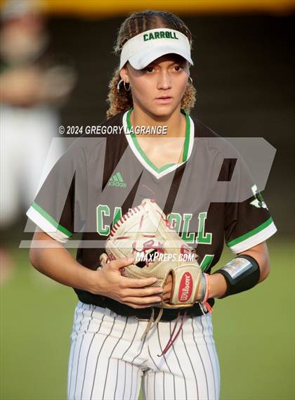 Thumbnail 1 in Guyer vs Southlake Carroll (UIL 6A Softball Regional Semi-Final Game 3) photogallery.