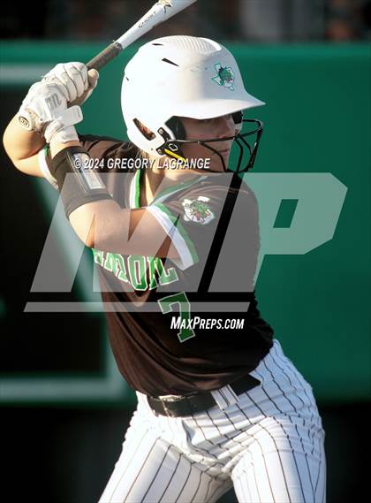 Thumbnail 2 in Guyer vs Southlake Carroll (UIL 6A Softball Regional Semi-Final Game 3) photogallery.