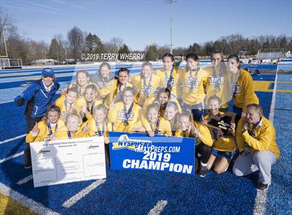 Thumbnail 1 in Maine-Endwell vs. Greeley (NYSPHSAA  Class A Championship) photogallery.