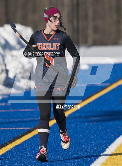Thumbnail 1 in Maine-Endwell vs. Greeley (NYSPHSAA  Class A Championship) photogallery.