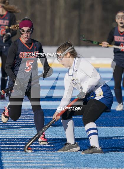 Thumbnail 1 in Maine-Endwell vs. Greeley (NYSPHSAA  Class A Championship) photogallery.
