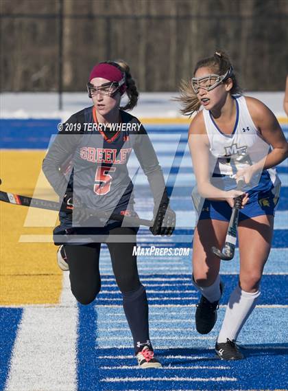 Thumbnail 3 in Maine-Endwell vs. Greeley (NYSPHSAA  Class A Championship) photogallery.