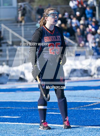 Thumbnail 3 in Maine-Endwell vs. Greeley (NYSPHSAA  Class A Championship) photogallery.