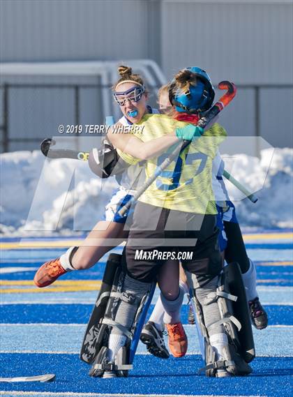 Thumbnail 1 in Maine-Endwell vs. Greeley (NYSPHSAA  Class A Championship) photogallery.