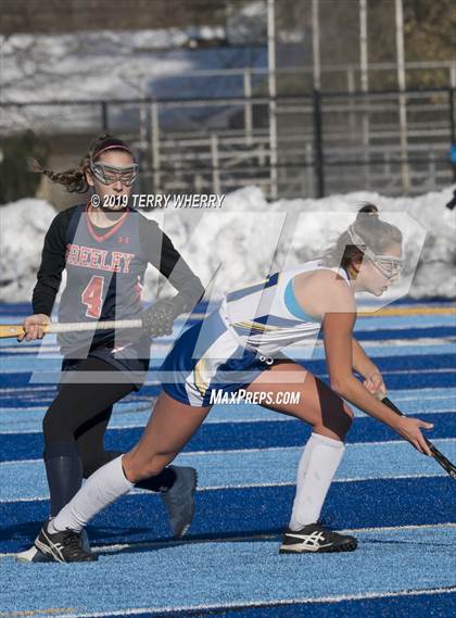 Thumbnail 1 in Maine-Endwell vs. Greeley (NYSPHSAA  Class A Championship) photogallery.