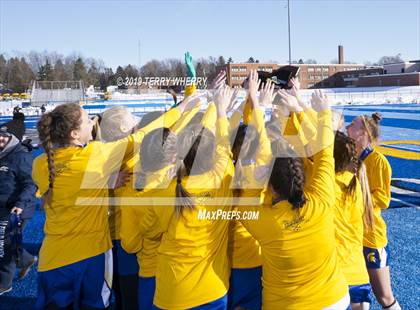 Thumbnail 1 in Maine-Endwell vs. Greeley (NYSPHSAA  Class A Championship) photogallery.