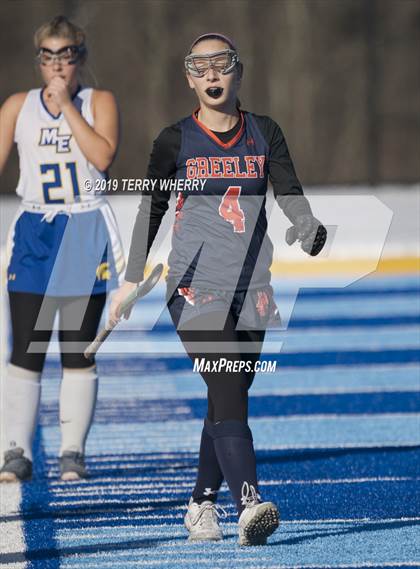 Thumbnail 2 in Maine-Endwell vs. Greeley (NYSPHSAA  Class A Championship) photogallery.