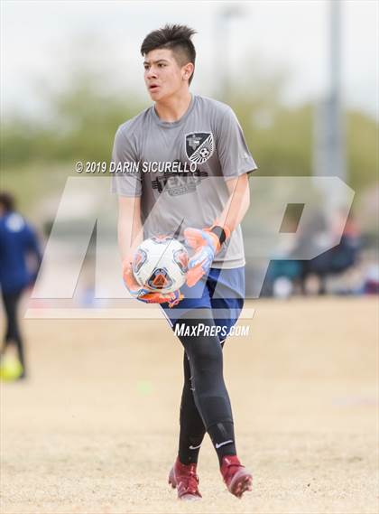 Thumbnail 2 in Gilbert Christian vs. Veritas Prep (Chandler Prep Invitational) photogallery.