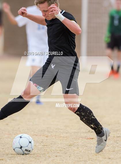 Thumbnail 1 in Gilbert Christian vs. Veritas Prep (Chandler Prep Invitational) photogallery.