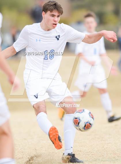 Thumbnail 2 in Gilbert Christian vs. Veritas Prep (Chandler Prep Invitational) photogallery.