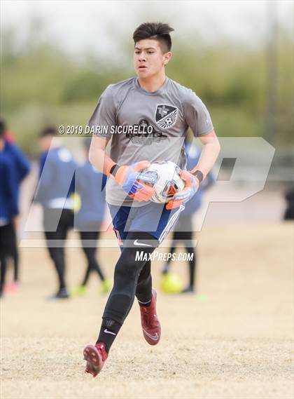 Thumbnail 3 in Gilbert Christian vs. Veritas Prep (Chandler Prep Invitational) photogallery.