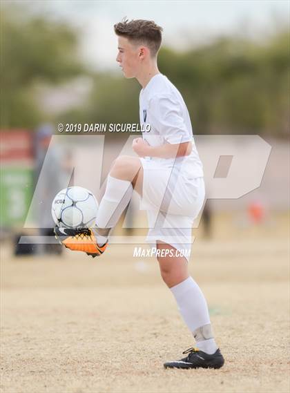 Thumbnail 3 in Gilbert Christian vs. Veritas Prep (Chandler Prep Invitational) photogallery.
