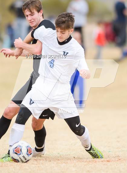 Thumbnail 2 in Gilbert Christian vs. Veritas Prep (Chandler Prep Invitational) photogallery.