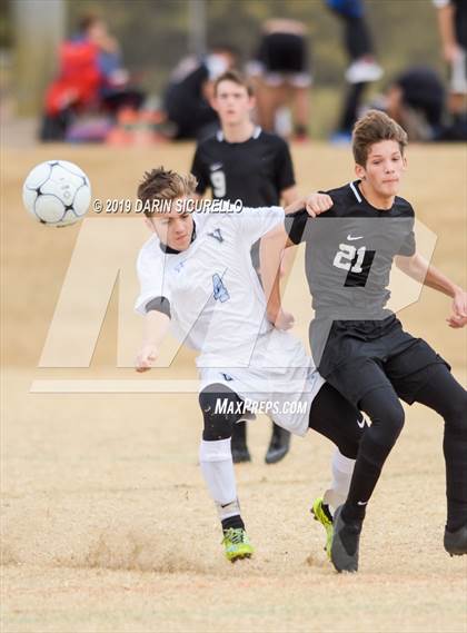 Thumbnail 3 in Gilbert Christian vs. Veritas Prep (Chandler Prep Invitational) photogallery.