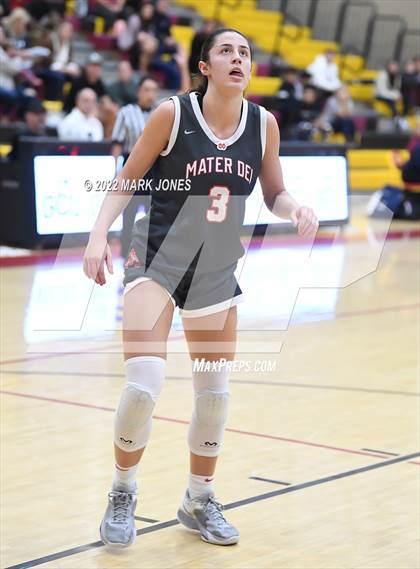 Thumbnail 3 in Mater Dei vs. Perry (Hoophall West)  photogallery.