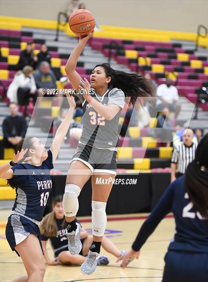 Thumbnail 3 in Mater Dei vs. Perry (Hoophall West)  photogallery.