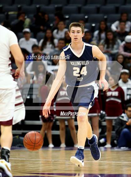 Thumbnail 1 in St. Francis vs Rolling Hills Prep (CIF State D5 Final) photogallery.