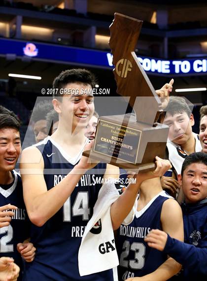 Thumbnail 1 in St. Francis vs Rolling Hills Prep (CIF State D5 Final) photogallery.