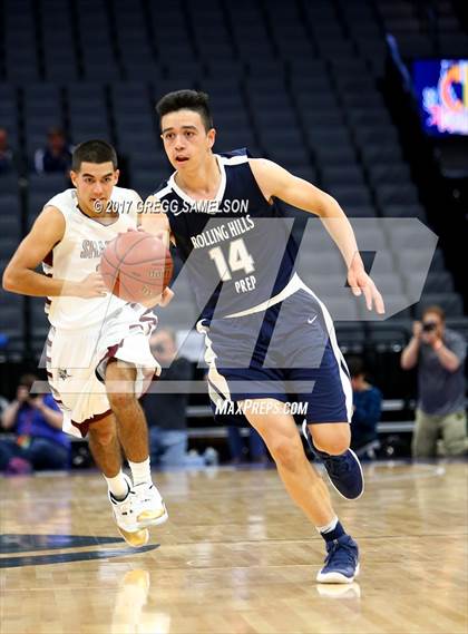 Thumbnail 1 in St. Francis vs Rolling Hills Prep (CIF State D5 Final) photogallery.