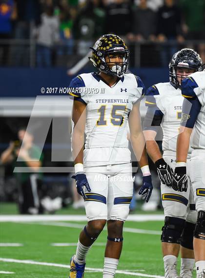 Thumbnail 1 in Stephenville vs. Kennedale (UIL 4A Division 1 Semifinal) photogallery.
