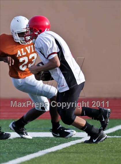 Thumbnail 1 in South Houston Freshman A @ Alvin Freshman Orange photogallery.