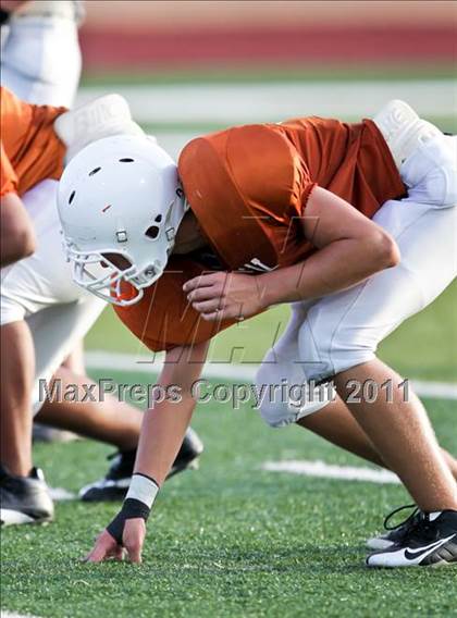 Thumbnail 3 in South Houston Freshman A @ Alvin Freshman Orange photogallery.