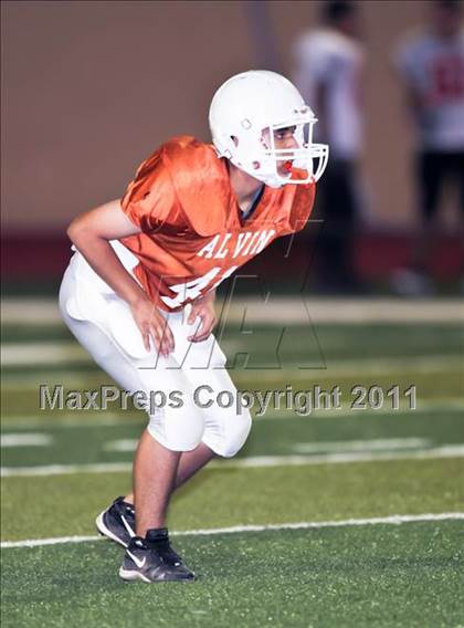 Thumbnail 1 in South Houston Freshman A @ Alvin Freshman Orange photogallery.