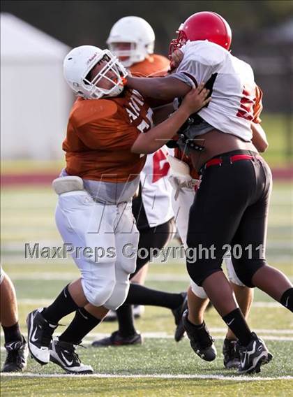 Thumbnail 1 in South Houston Freshman A @ Alvin Freshman Orange photogallery.