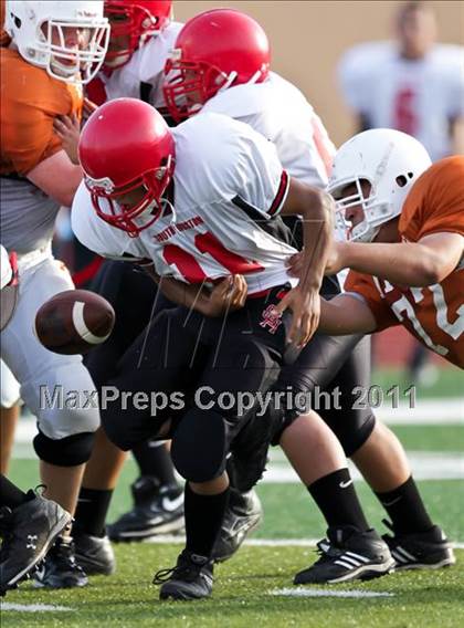 Thumbnail 1 in South Houston Freshman A @ Alvin Freshman Orange photogallery.