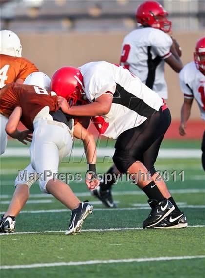Thumbnail 2 in South Houston Freshman A @ Alvin Freshman Orange photogallery.