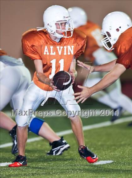Thumbnail 1 in South Houston Freshman A @ Alvin Freshman Orange photogallery.