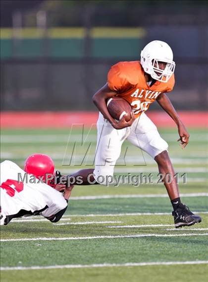 Thumbnail 1 in South Houston Freshman A @ Alvin Freshman Orange photogallery.
