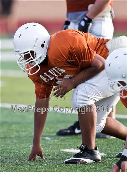 Thumbnail 2 in South Houston Freshman A @ Alvin Freshman Orange photogallery.