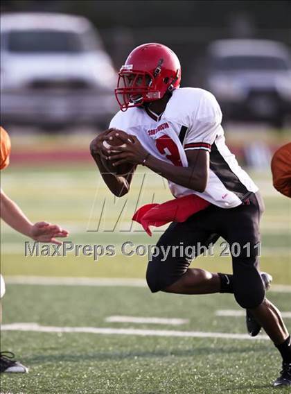 Thumbnail 1 in South Houston Freshman A @ Alvin Freshman Orange photogallery.